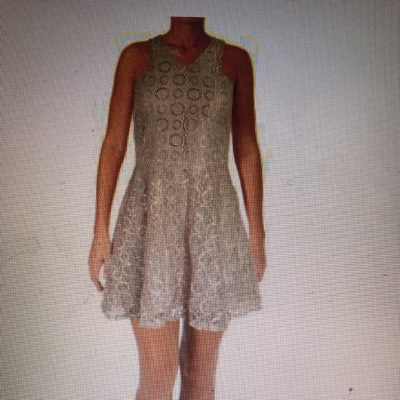 Aqua Dresses & Skirts - Aqua New Metallic Halter Party dress